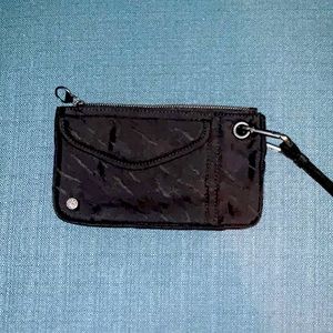 Athleta Coffee Run Clutch in black